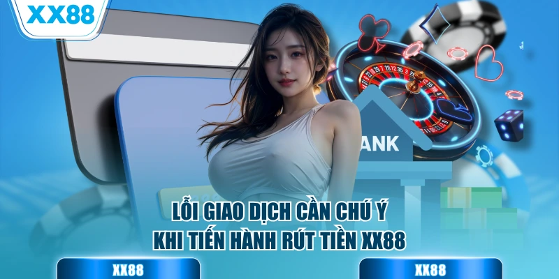 Lỗi giao dịch cần chú ý khi tiến hành rút tiền XX88